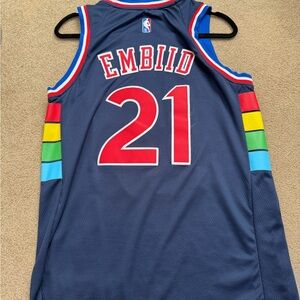 Joel Embiid 76ers jersey size 48 or XL